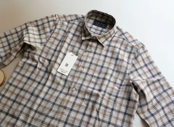 Beige_Grey_Cotton_Blend_Regular_Fit_Checkered_Casual_Shirt_For_Men