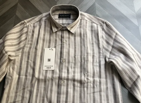 Grey_White_Cotton_Blend_Regular_Fit_Striped_Casual_Shirt_For_Men