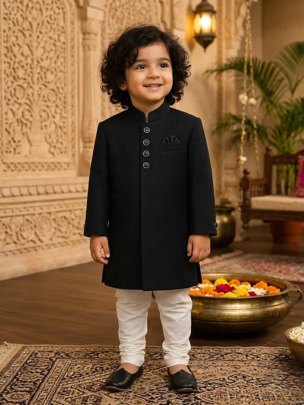 Boys_Black_Kurta_Pajama_Set_-_Traditional_Ethnic_Wear_for_Kids