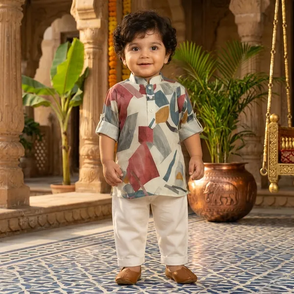 Multicolor_Abstract_Print_Kurta_Pajama_Set_for_Boys