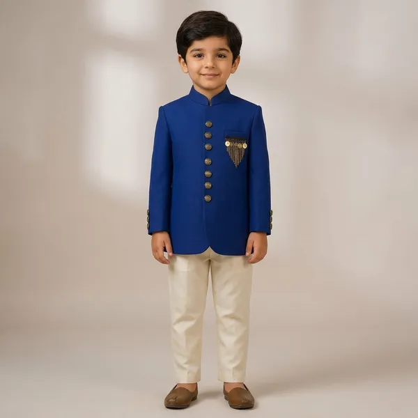 Boys_Royal_Blue_Ethnic_Bandhgala_Jacket_with_Off-White_Pants