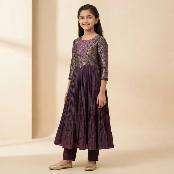 Purple_Embellished_Dress_with_Sequin_Work