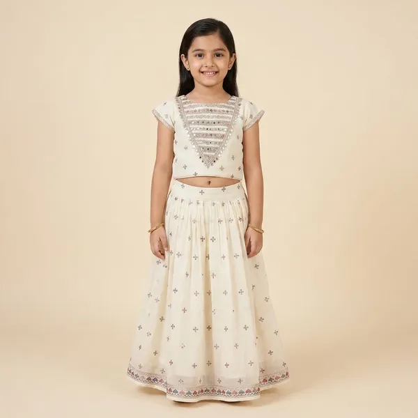 Girls_Off-White_Embellished_Ethnic_Co-ord_Set