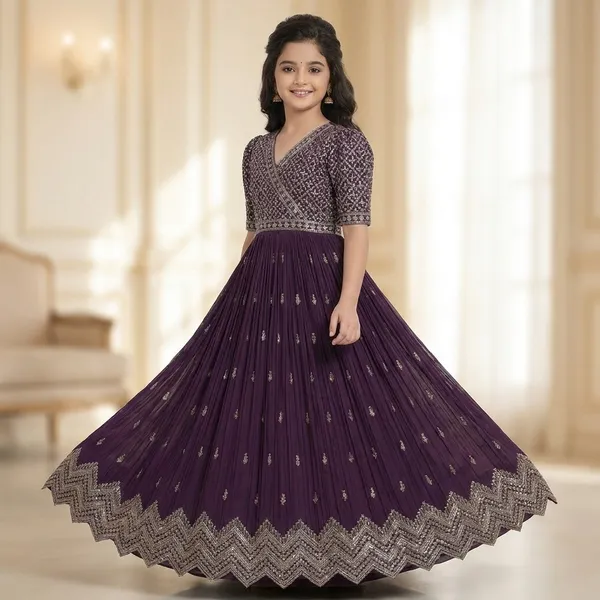 Purple_Embroidered_Anarkali_Gown_for_Girls