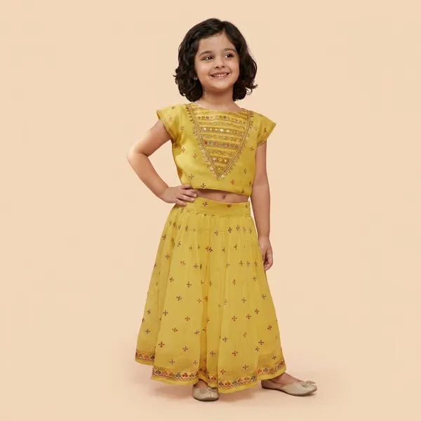 Girls_Yellow_Embellished_Ethnic_Crop_Top_and_Skirt_Set