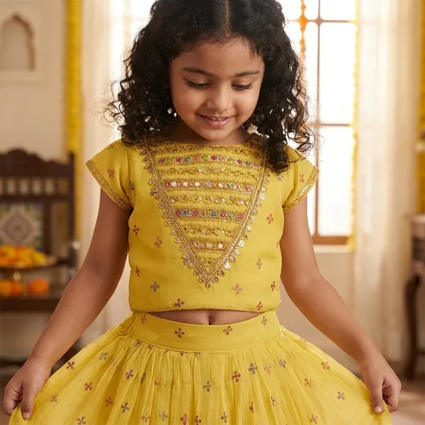 Girls_Yellow_Embellished_Ethnic_Crop_Top_and_Skirt_Set