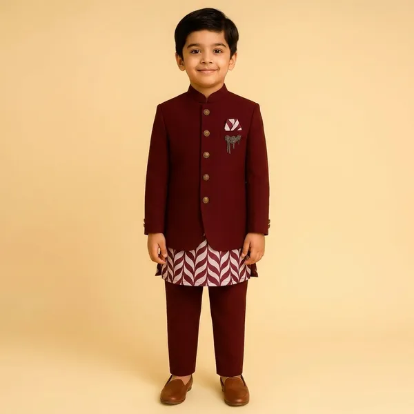 Maroon_Ethnic_Kurta_Pyjama_Set_for_Boys