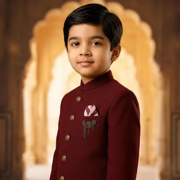 Maroon_Ethnic_Kurta_Pyjama_Set_for_Boys