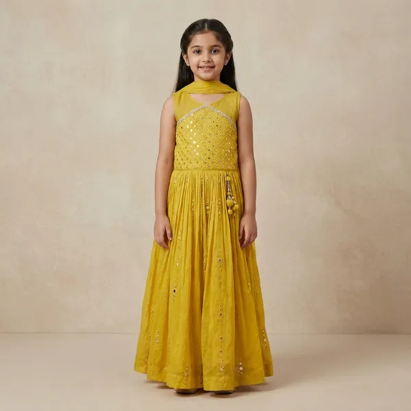 Girls_Yellow_Embroidered_Chili_set
