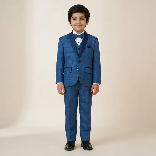 Boys'_Blue_3-Piece_Formal_Suit_with_Bow_Tie