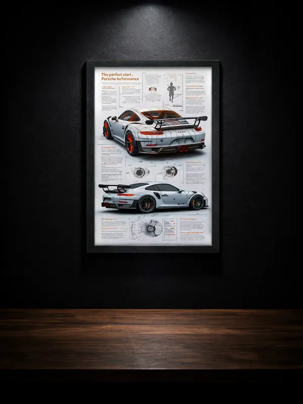 Car_Poster_A4_Size_Framed_Poster