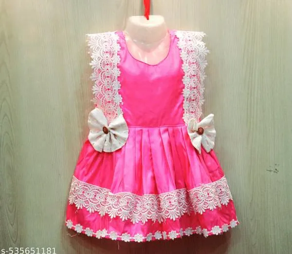 Pink_Rayon_Premium_And_Elegant_Frock_For_Girls