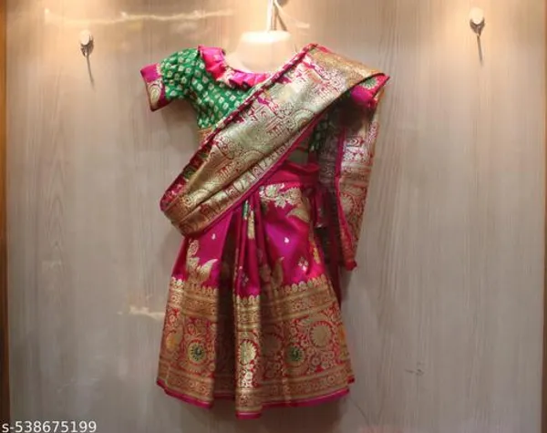 Multiolor_Silk_Premium_And_Elegant_Saree_For_Girls