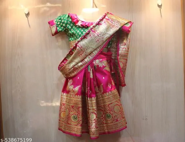 Multiolor_Silk_Premium_And_Elegant_Saree_For_Girls