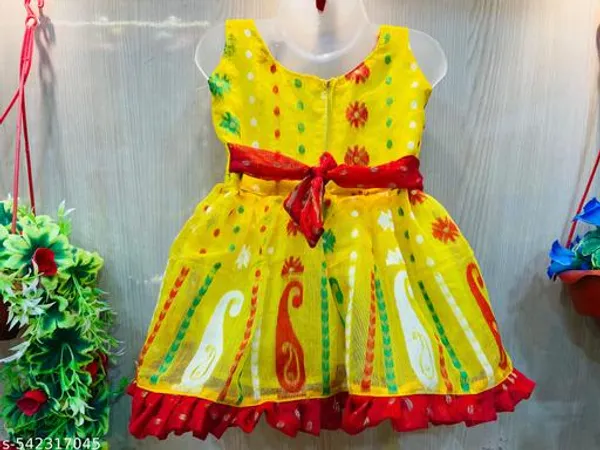 Yellow_Cotton_Premium_And_Elegant_Frock_For_Girls