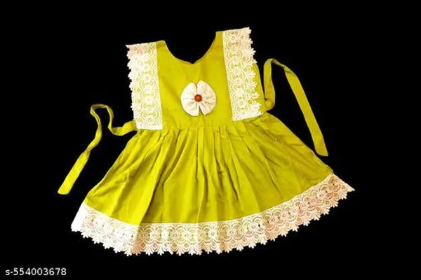 Green_Rayon_Premium_And_Elegant_Dress_For_Girls