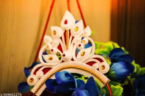 White_Shola_(Pith)_Premium_And_Elegant_Crown_For_Girls