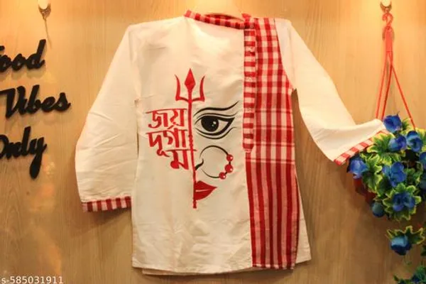 White_Cotton_Premium_And_Elegant_Kurti_For_Girls