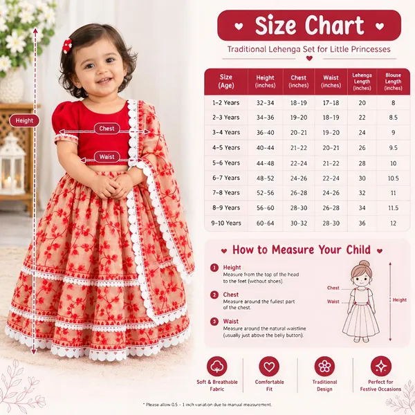 Red_&_Beige_Floral_Printed_Kids_Lehenga_Choli_with_Dupatta