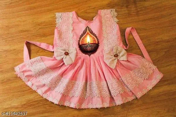 Pink_Rayon_Premium_And_Elegant_Frock_For_Girls