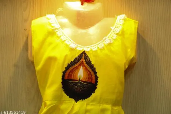 Yellow_Rayon_Premium_And_Elegant_Frock_For_Girls