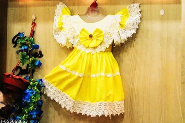 Green_Rayon_Premium_And_Elegant_Dress_For_Girls