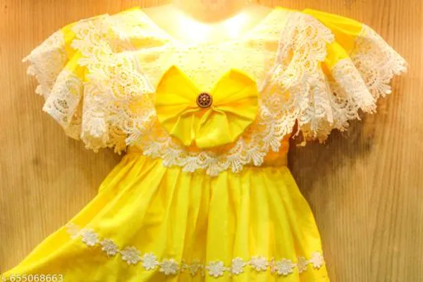 Green_Rayon_Premium_And_Elegant_Dress_For_Girls