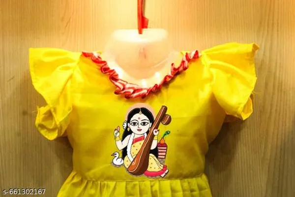 Yellow_Rayon_Premium_And_Elegant_Dress_For_Girls