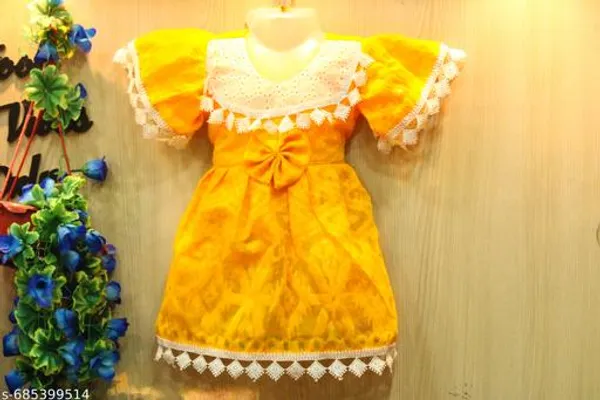 Yellow_Rayon_Premium_And_Elegant_Dress_For_Girls