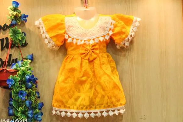 Yellow_Rayon_Premium_And_Elegant_Dress_For_Girls