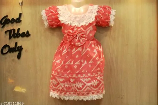 Orange_Cotton_Premium_And_Elegant_Dress_For_Girls