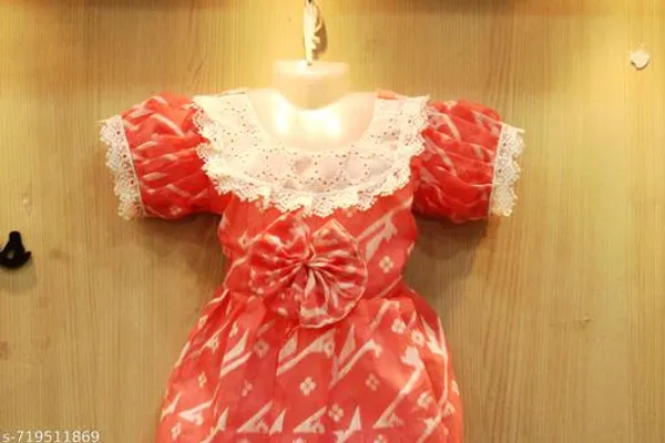 Orange_Cotton_Premium_And_Elegant_Dress_For_Girls
