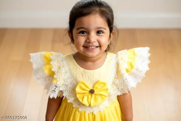 Yellow_Rayon_Premium_And_Elegant_Dress_For_Girls