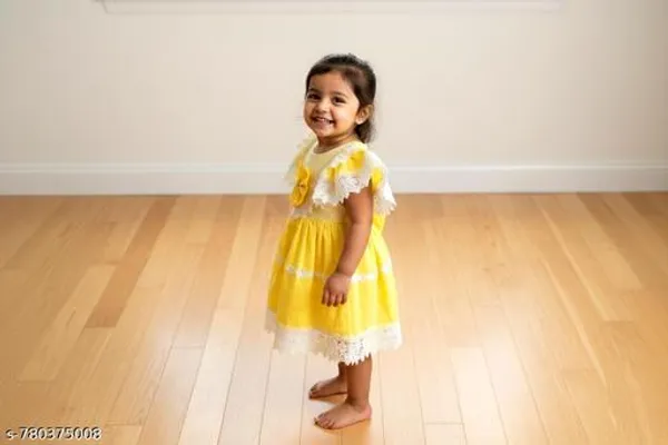Yellow_Rayon_Premium_And_Elegant_Dress_For_Girls