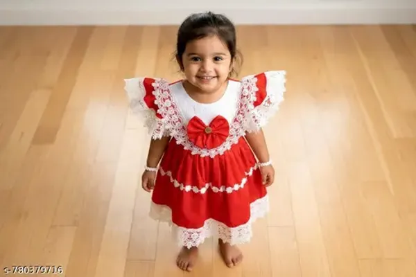 Red_Rayon_Premium_And_Elegant_Dress_For_Girls