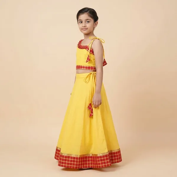 Yellow_Rayon_Premium_And_Elegant_Dress_For_Girls