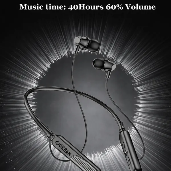 Orban_Neckband_B21_Bluetooth_Wireless_Earphones-Black_Bluetooth_Headset_(Black,_In_The_Ear)
