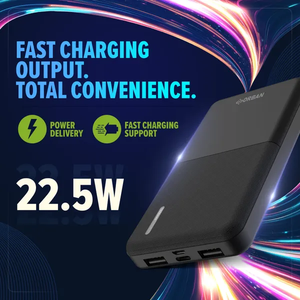 Orban_10000_Mah_Power_Bank_(22.5_W,_Fast_Charging,_Power_Delivery_2.0,_Quick_Charge_3.0,_Quick_Charge_2.0,_Quick_Charge_4.0)_(Black,_Lithium_Polymer)