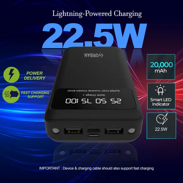 Orban_20000_Mah_Power_Bank_(22.5_W,_Fast_Charging,_Power_Delivery_2.0,_Power_Delivery_3.0,_Quick_Charge_2.0,_Quick_Charge_3.0,_Quick_Charge_4.0)_(Black,_Lithium_Polymer)