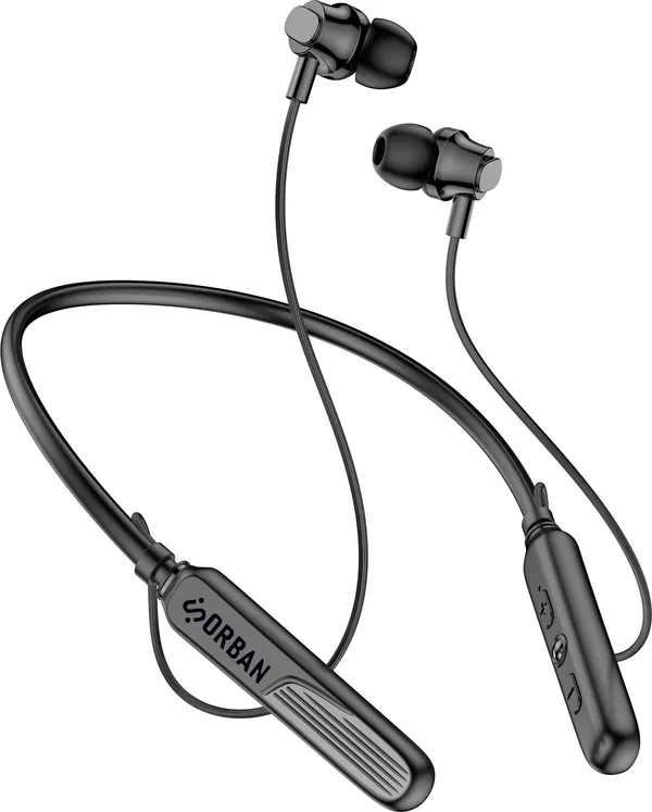 Orban_Neckband_B21_Bluetooth_Wireless_Earphones-Black_Bluetooth_Headset_(Black,_In_The_Ear)