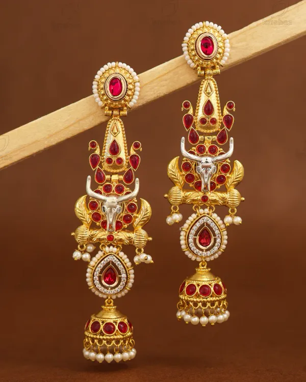 Nandita_Pink_Jhumki_Earrings