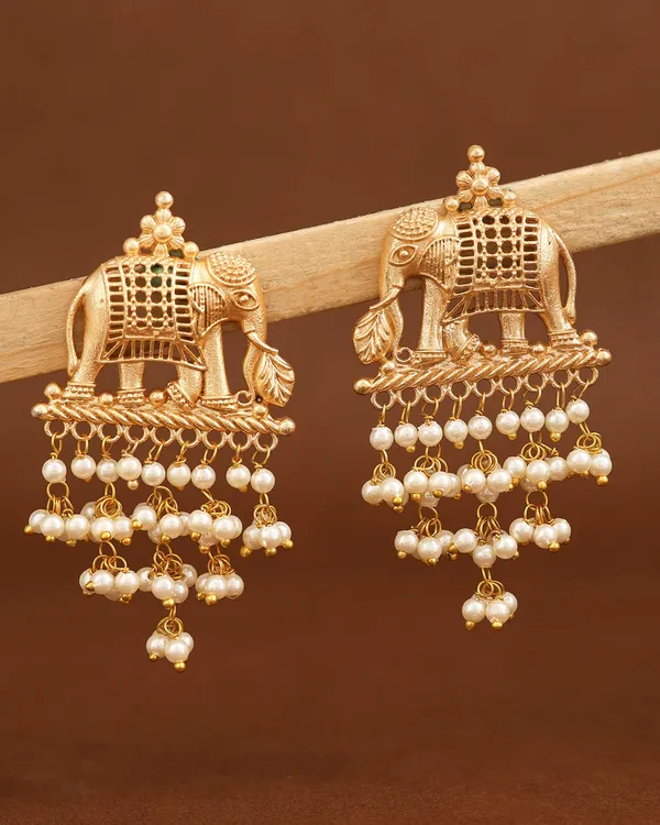 Gajraj_Gold_Dangler_Earrings