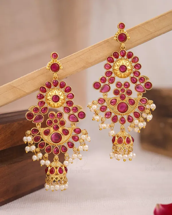 Niharika_Pink_Dangler_Earrings