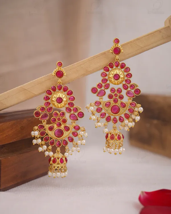 Niharika_Pink_Dangler_Earrings