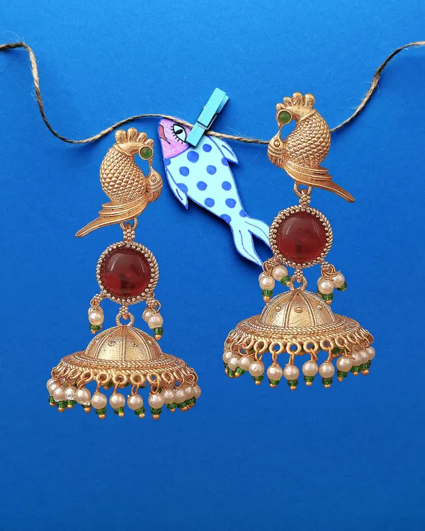 Mayil_Gold_Jhumki_Earrings