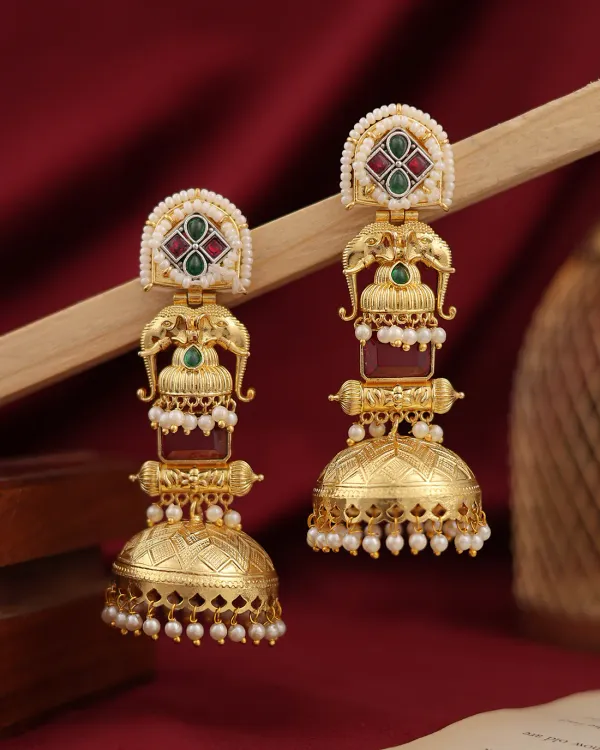 Parikha_Pink_Jhumki_Earrings