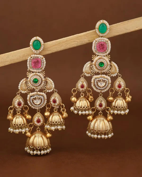 Rajeshwari_Premium_Blue_Jhumki