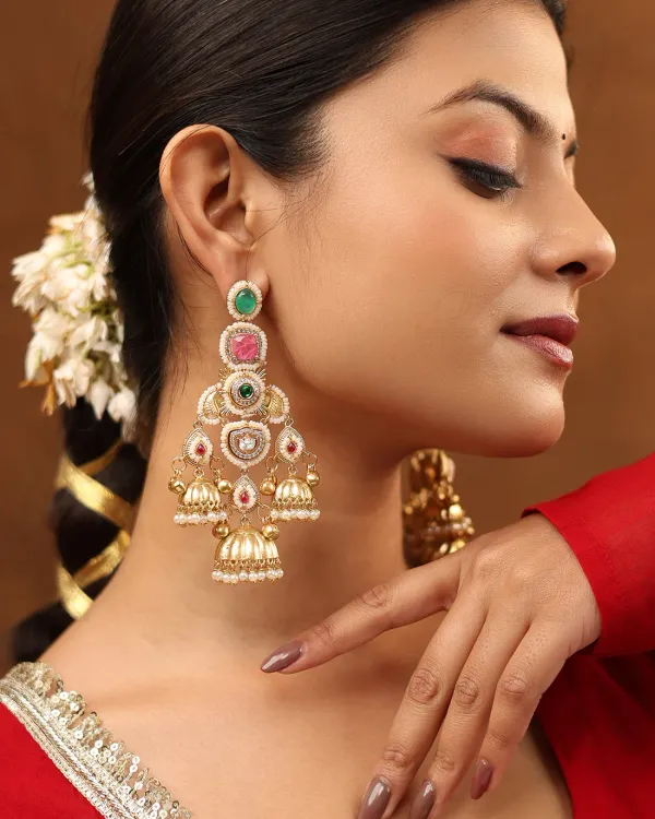 Rajeshwari_Premium_Blue_Jhumki