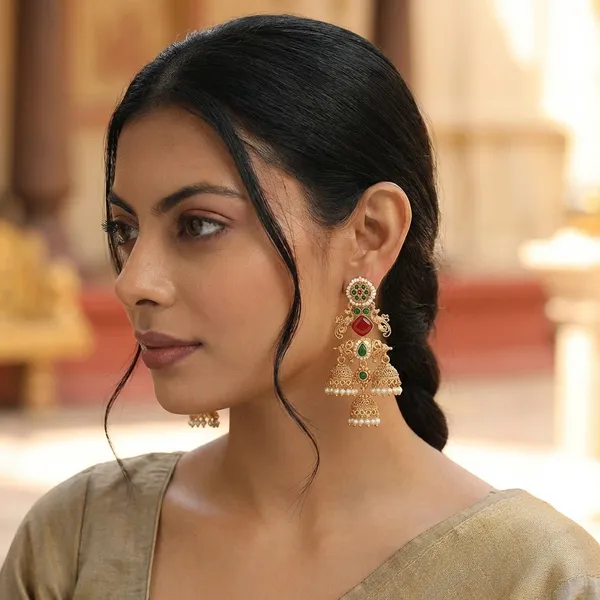 Ikshita_Gold_Jhumki_Earrings