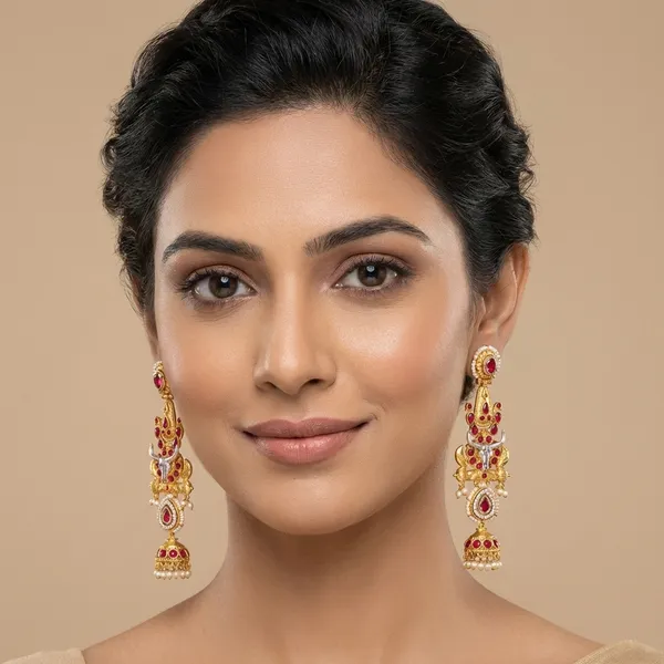 Nandita_Pink_Jhumki_Earrings